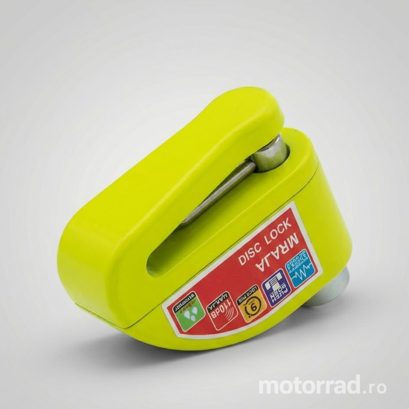 Blocator disc frână moto cu alarmă, antifurt