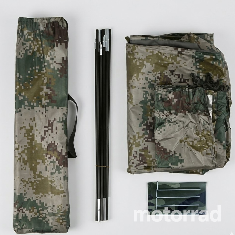 cort-2persoane-ultrausor-portabil-ture-moto2 Cort 2 persoane pentru camping cu moto, ventilat cu plasă, montare rapidă, husă inclusă